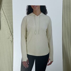 Sage Collective Women's S Hoodie Beige Nylon Spandex d1289